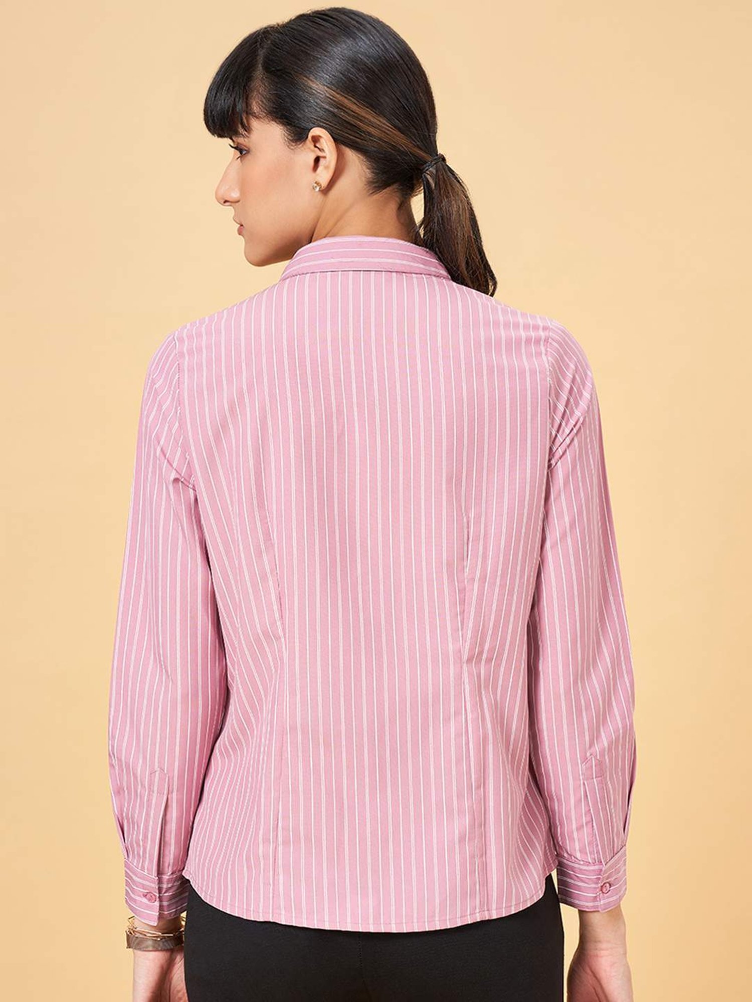 Style Quotient Brown Regular Fit Formal Shirt