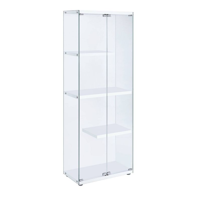 Maxwell Glass Display Cabinet Clear - Picket House Furnishings