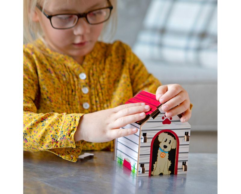  Fat Brain Toys Build It Blueprint Puzzles - Birdhouse FA228-3