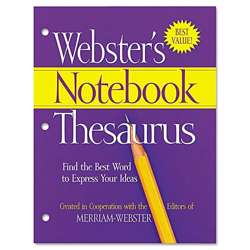 FSP0573 Notebook Thesaurus, Three-Hole Punched, Paperback, 80 Pages (MERFSP0573)