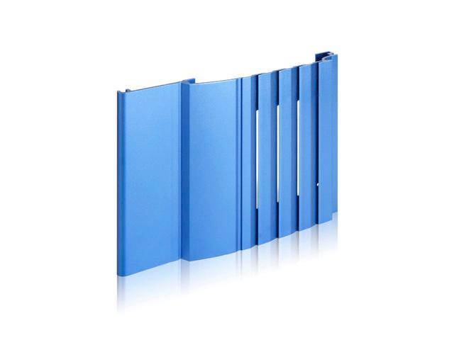 iStarUSA DD-400-SEA-BLUE 4U Compact Stylish Rack Mount Chassis With Sea Bezel - Blue