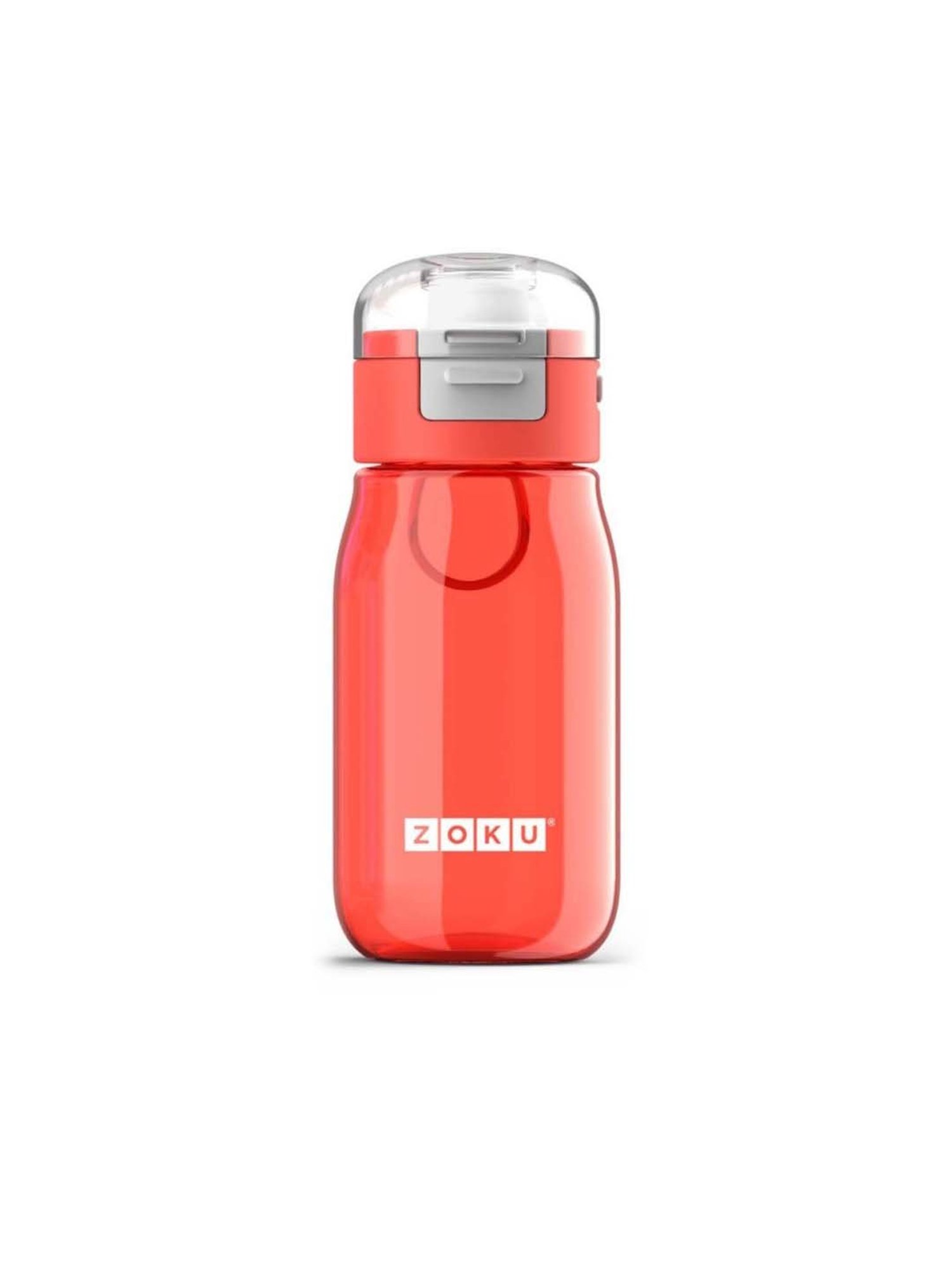 Zoku Red 475 ML Plastic Gulp Kids Bottle - Set of 1