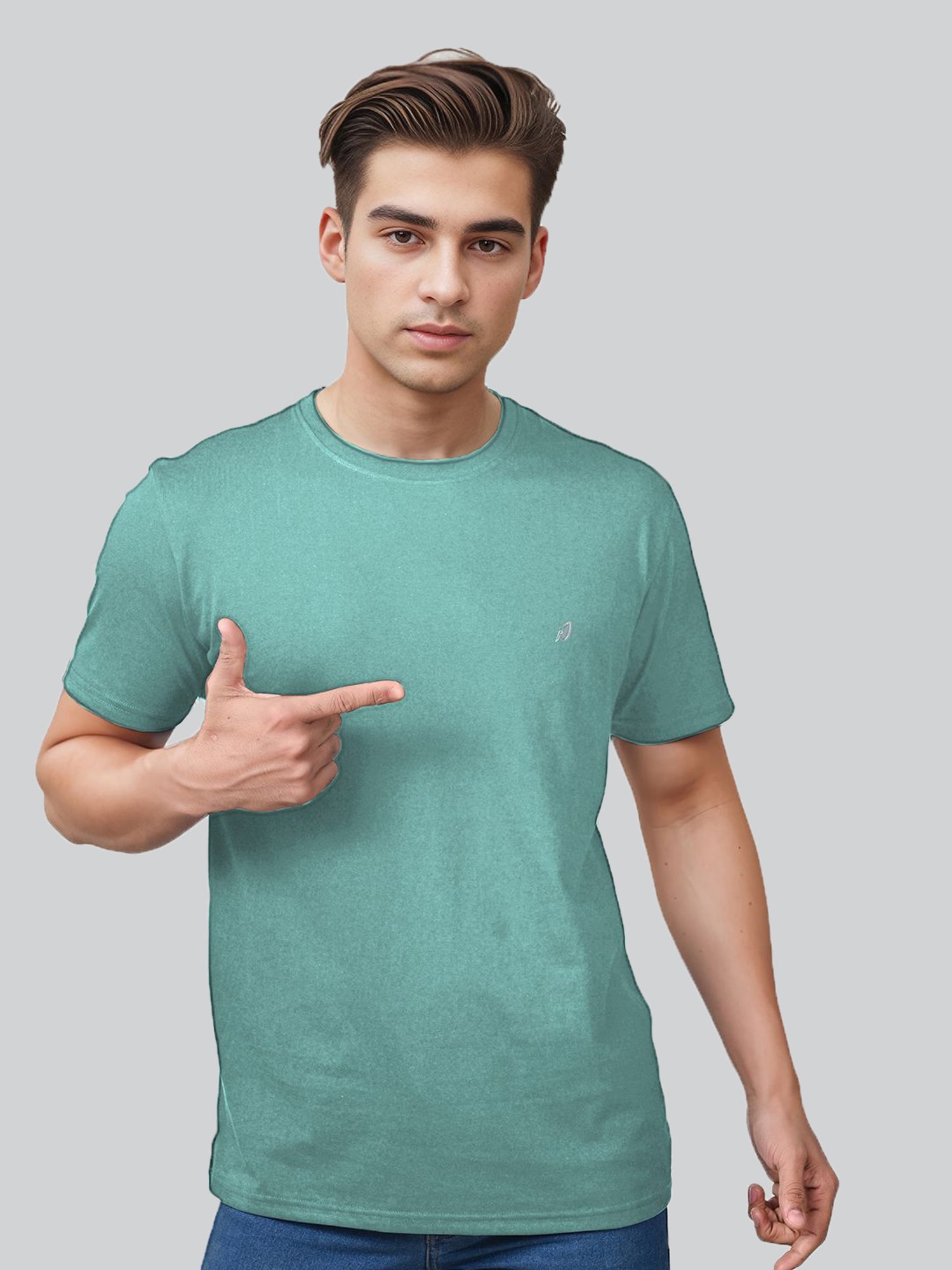 Lux Nitro Sage & Pista Regular Fit T-Shirt