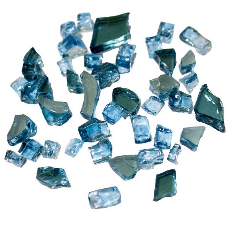 American Fireglass 10 LB Bag 1/2 Inch Reflective Fireplace & Firepit Fire Glass, Copper