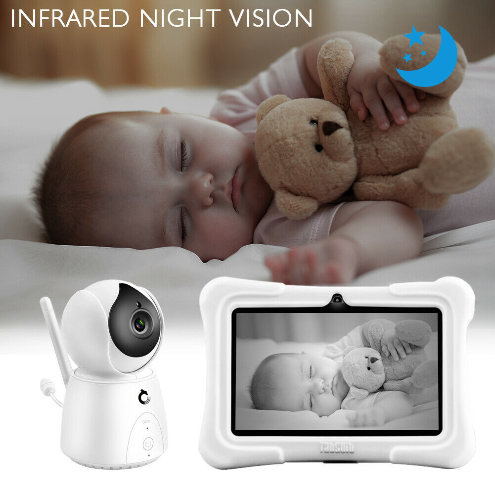 Dragon Touch Baby Monitor DT24 Pro Wireless 1000ft Security Camera Audio 2.4GHz Dragon Touch