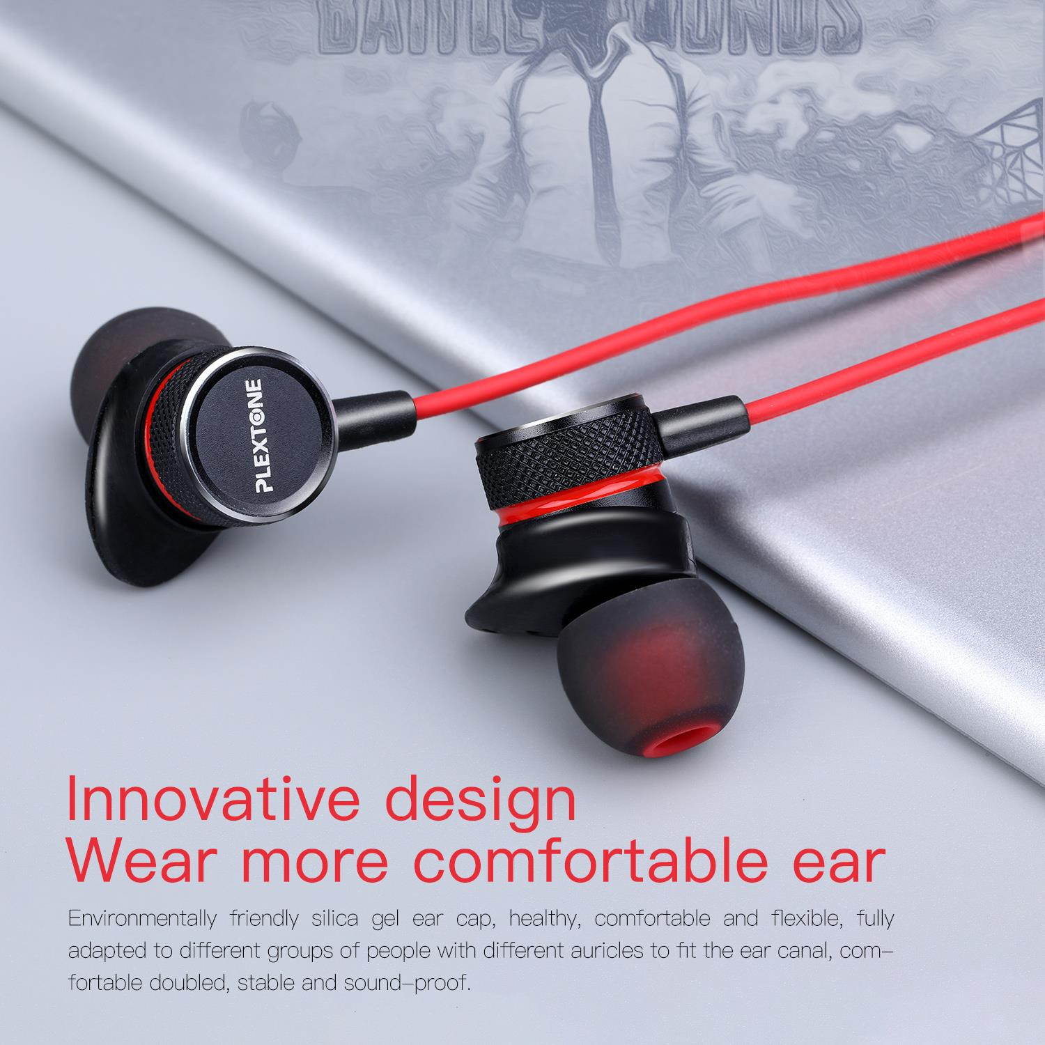 G15 In-Ear Metal Wired Gaming Earphone with Noise-Reducing Microphone Gaming Headset for Mobile Phone Games
