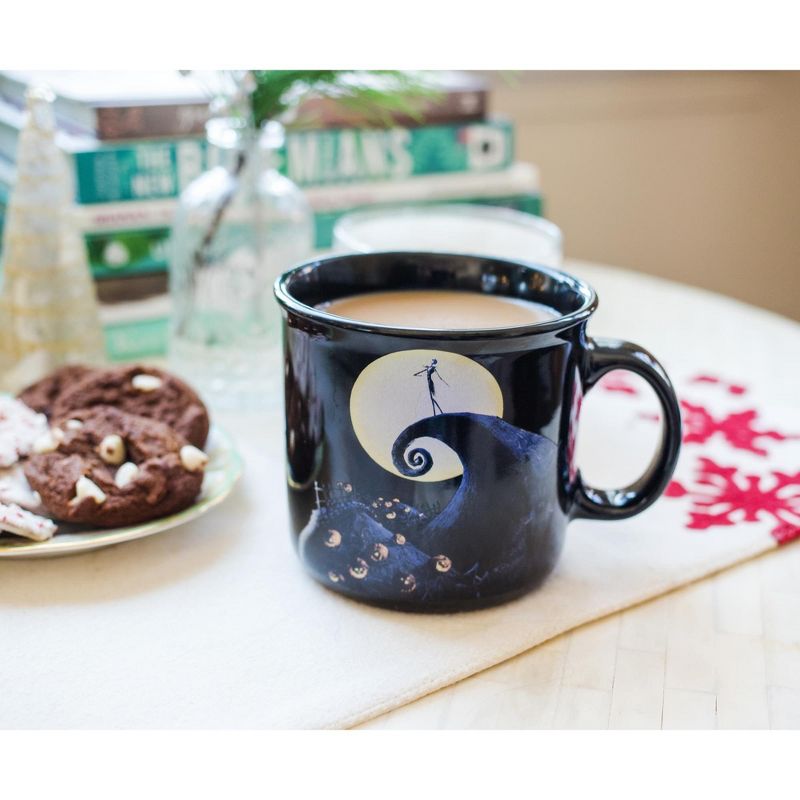 Silver Buffalo The Nightmare Before Christmas Jack Skellington Camper Mug | Holds 20 Ounces