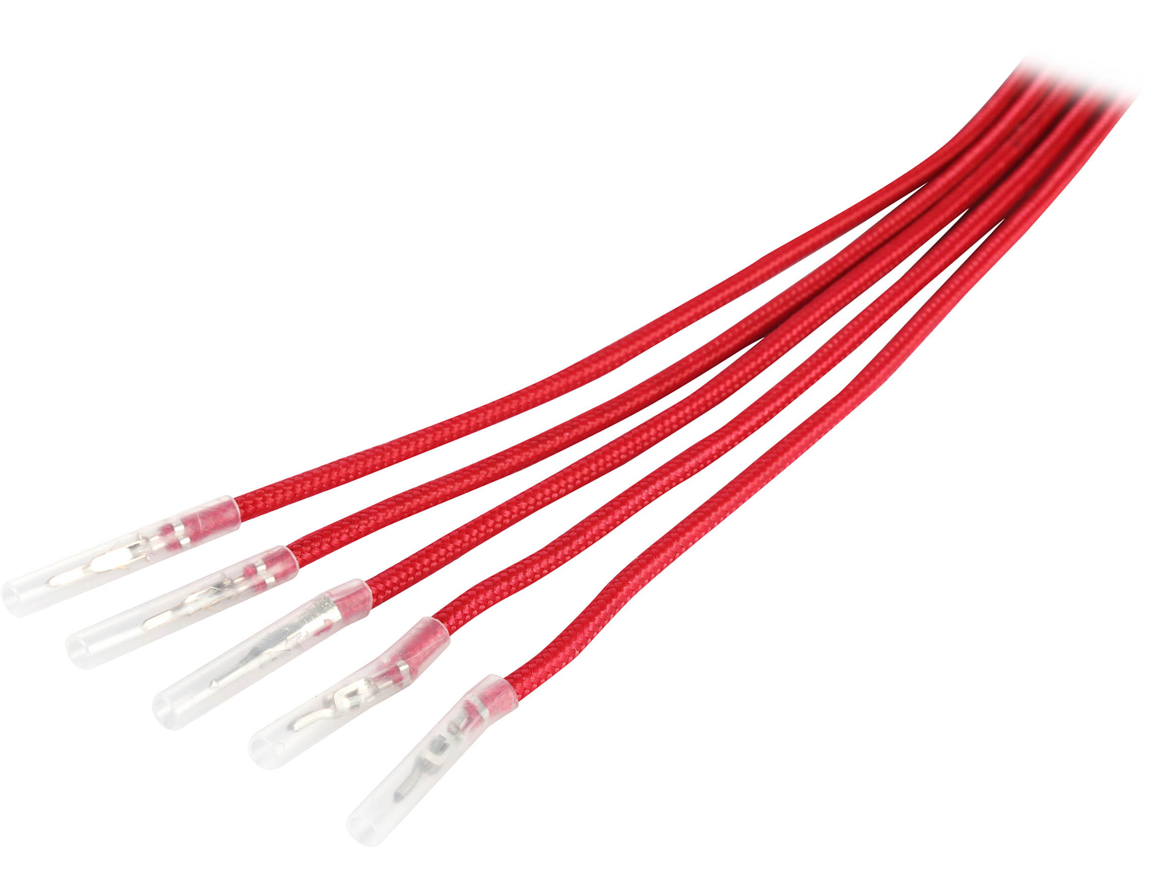 BitFenix BFX-ALC-20CMLW-RP 7.87 in. (20 cm) ALCHEMY 2.0 PSU CABLE, 5X 20CM - WHITE