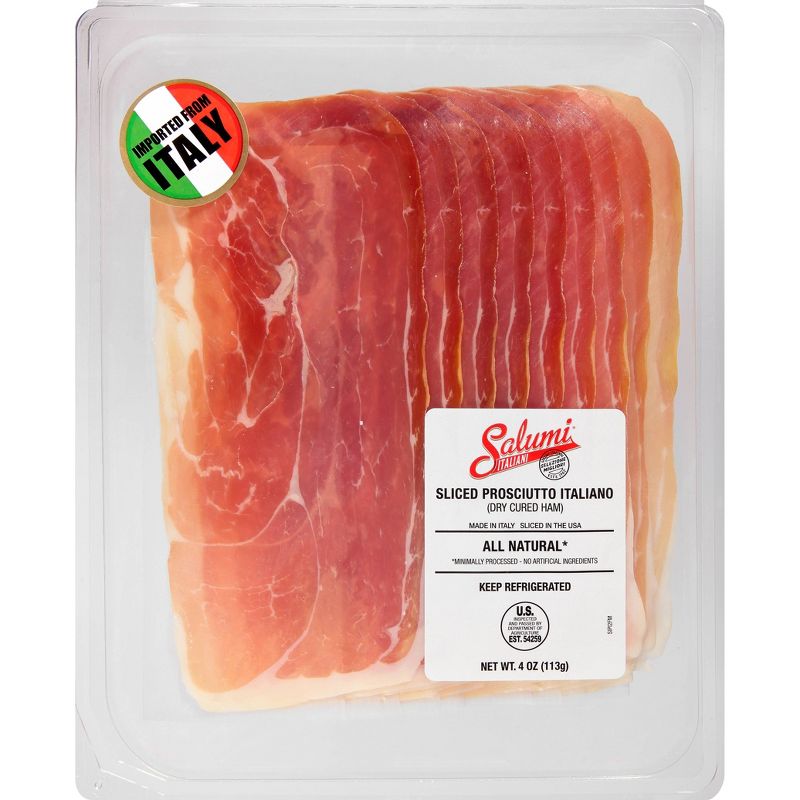 Salumi Italiani Prosciutto Italiano Sliced Charcuterie - 4oz