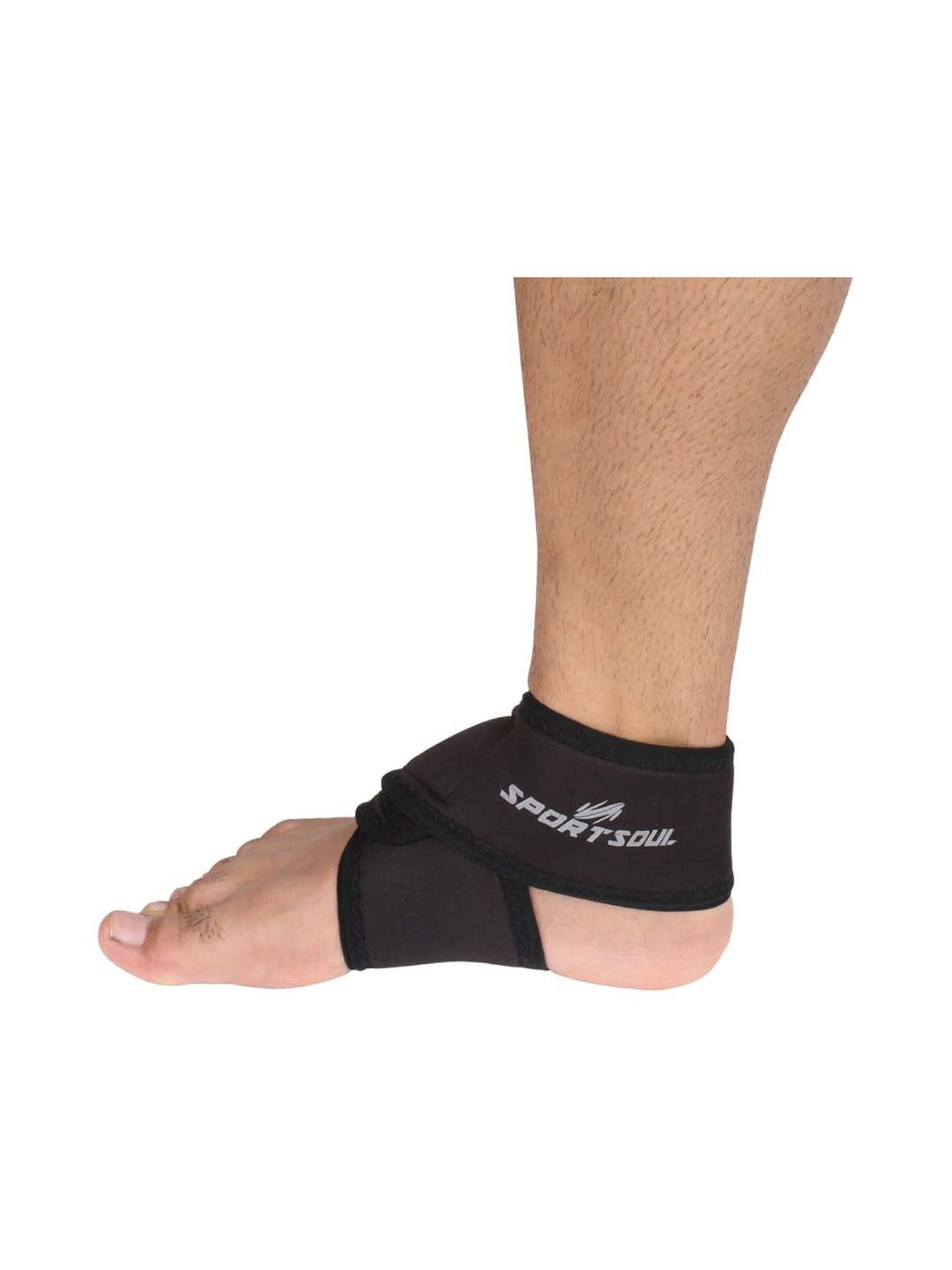 SportSoul Black Ankle Binder (Free Size)