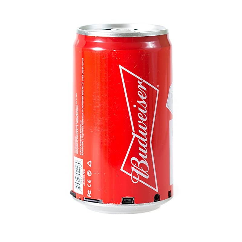 Bluetooth Can Speaker Wireless Audio Sound Stereo Beer Can Bluetooth  Music Player  Red