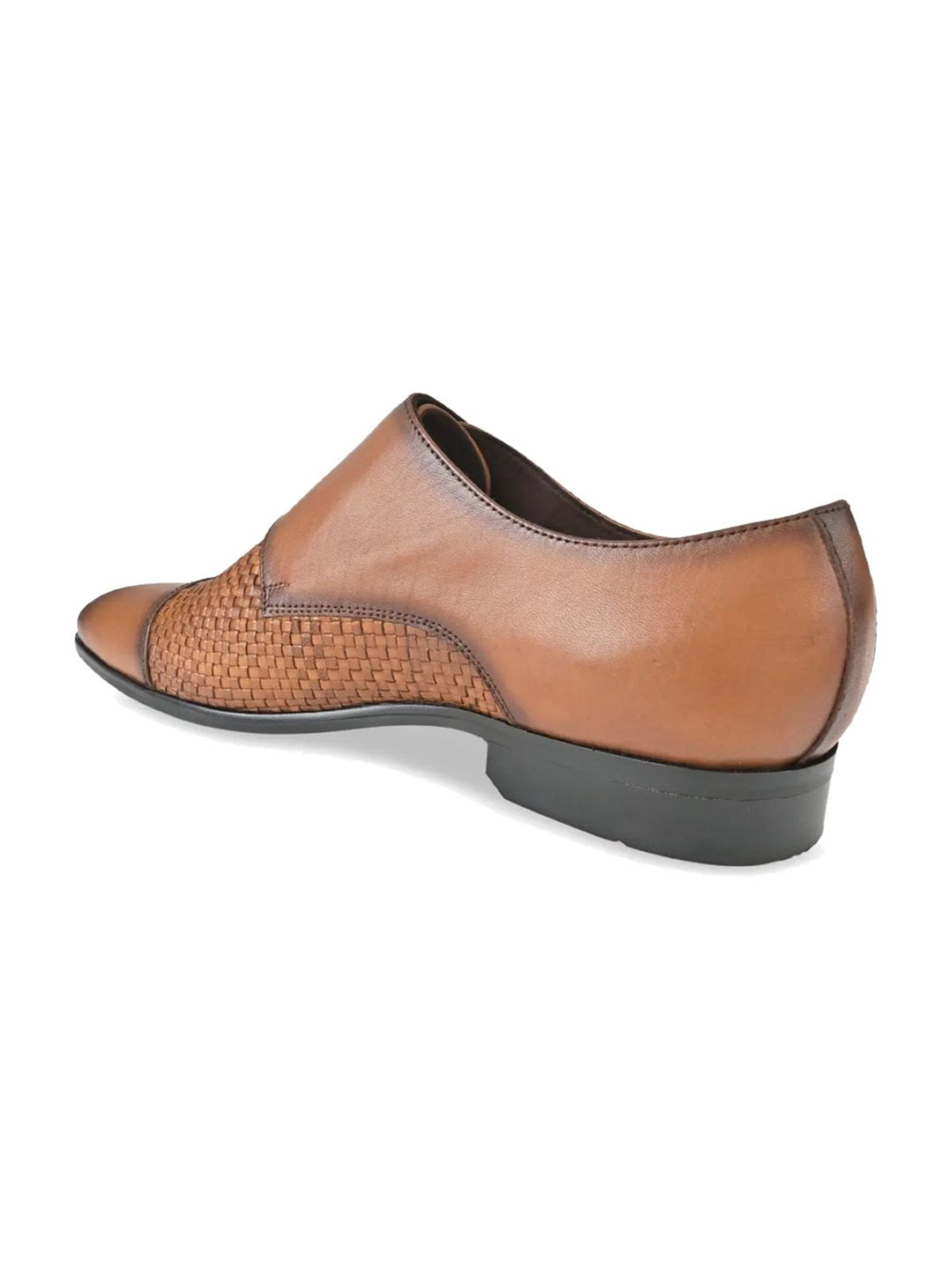 Imperio by Regal Men's Tan Monk Shoes