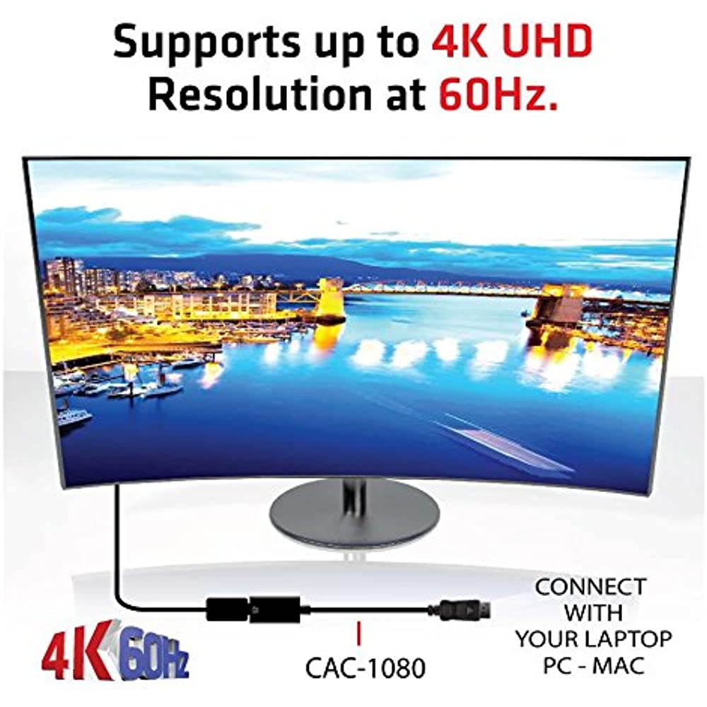 CLUB 3D CAC-1080 DP 1.4 TO HDMI 2.0A 4K 60HZ HDR