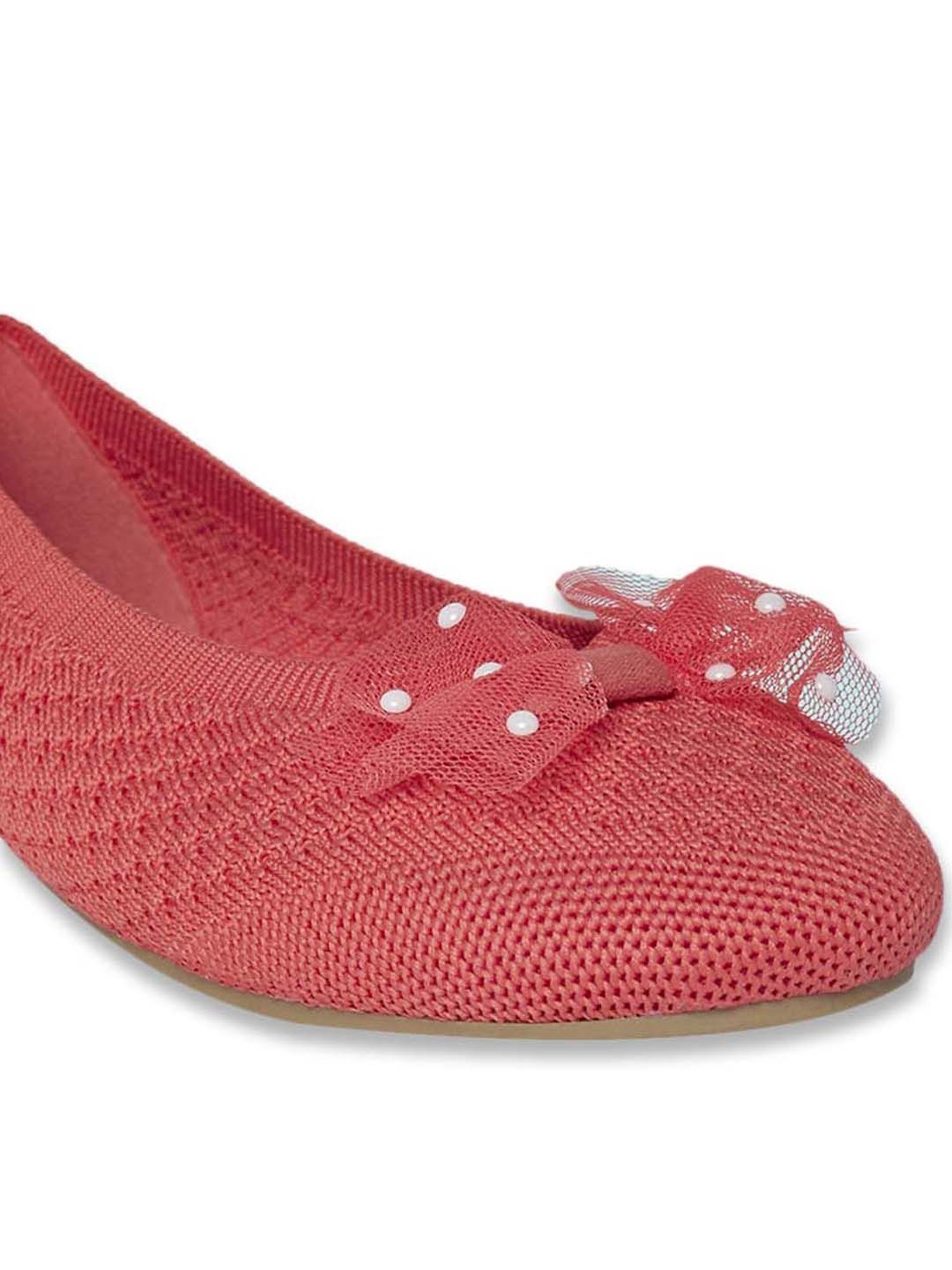 Pantaloons Junior Red Flat Ballets