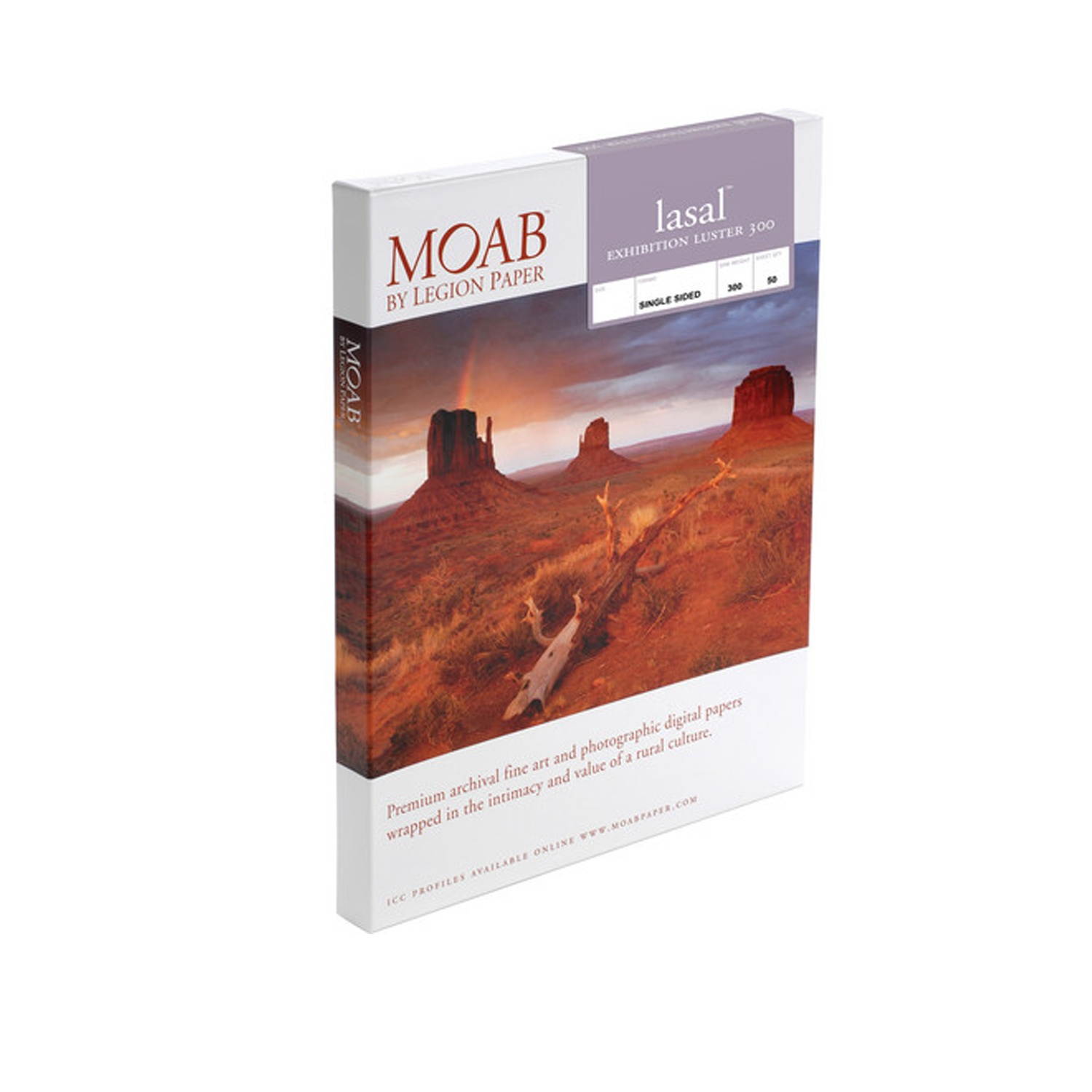Moab Lasal Luster Fine Art Paper (11x17"), 50 Sheets #F01-LEL300111750