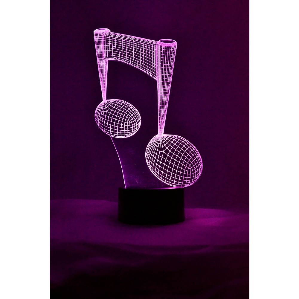 AIM 8th Note 3D LED Lamp Optical Illusion Light