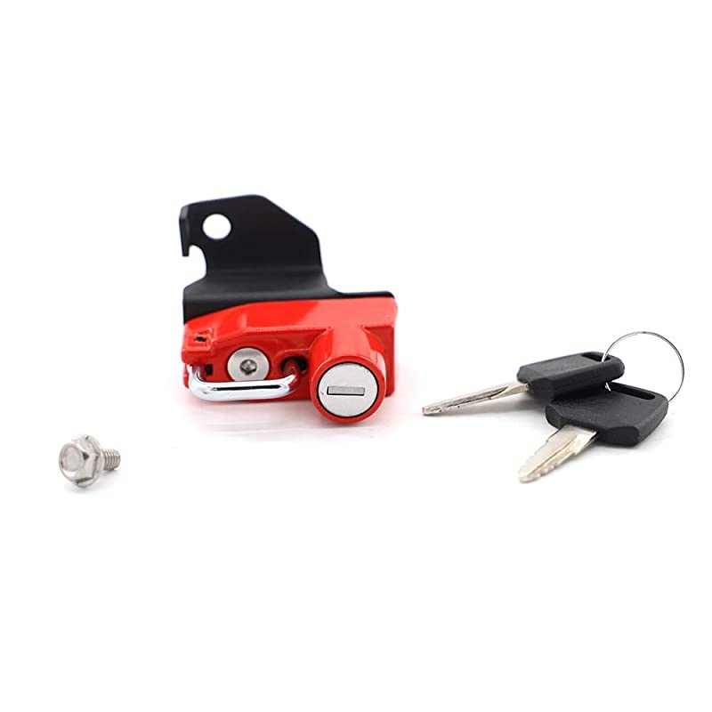 Helmet Lock Anti-Theft For Kawasaki Vulcan S/ABS EN650A 2015-2016 - Red