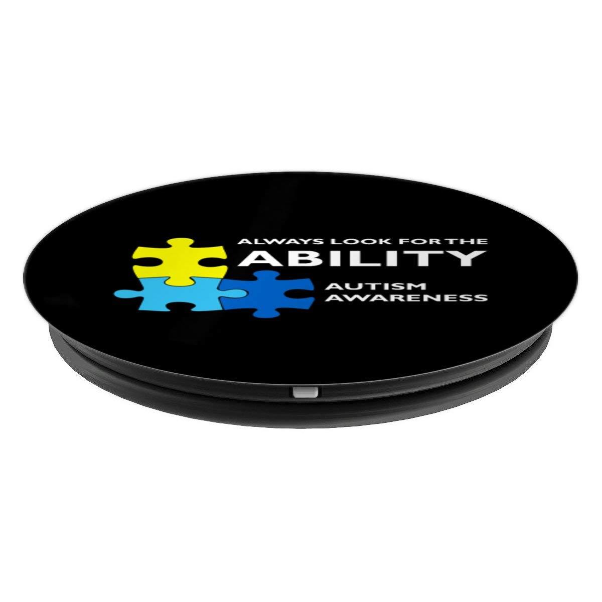 Always Look For The Ability Autism Awareness PopSockets Grip and Stand for Phones and Tablets