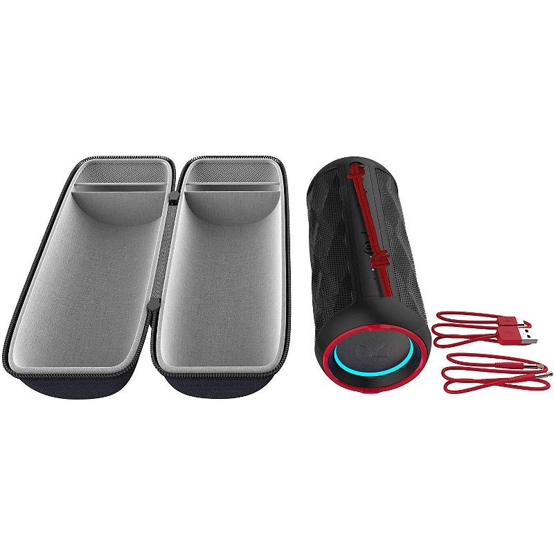 Pyle Portable 10 Inch 2 Way Full Range Bluetooth PA Loud Speaker High-Performance Versatile Karaoke Subwoofer Monitor Speaker System, Black (2 Pack)