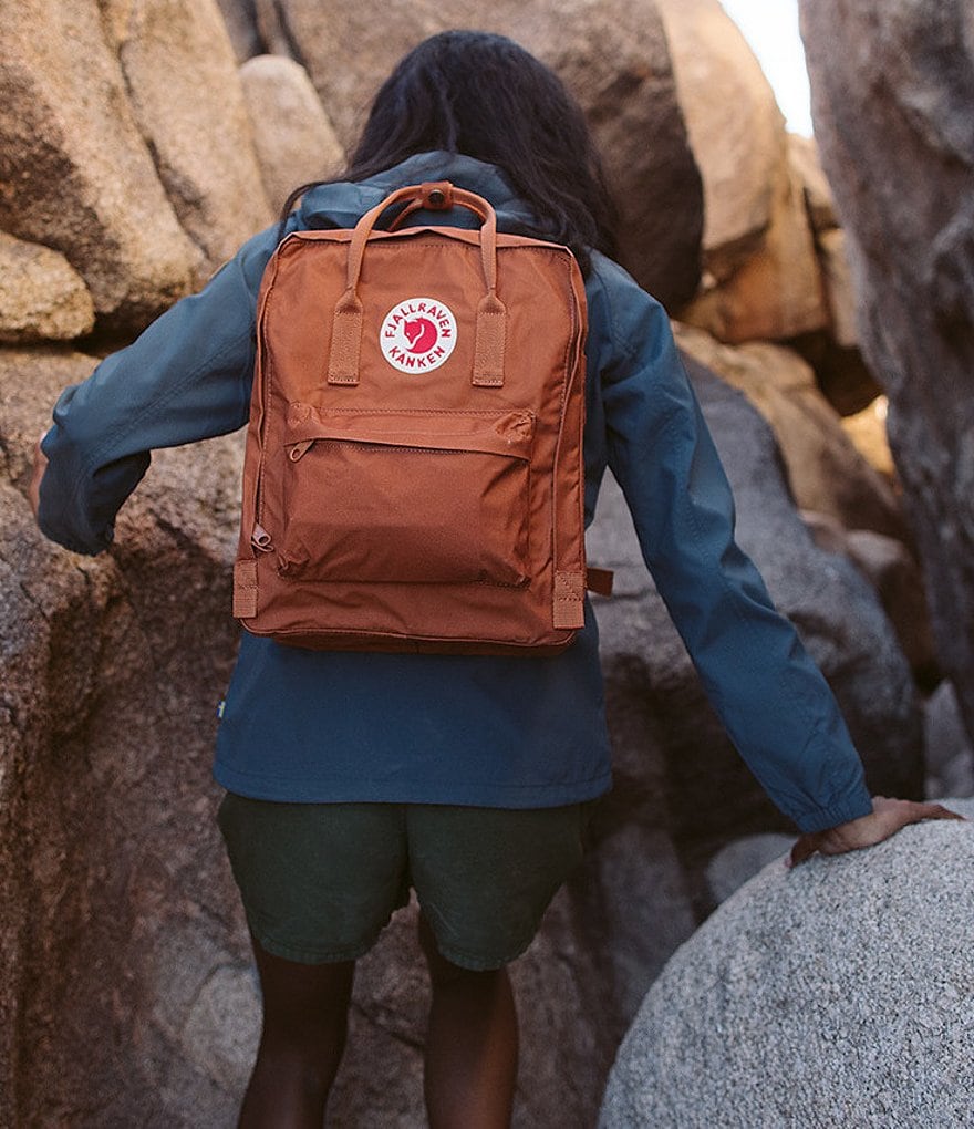 Fjallraven Kanken Water-Resistant Cotton Zipper Convertible Backpack