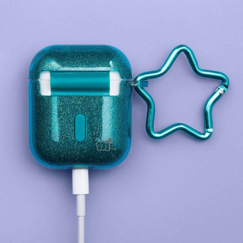 Airpod Hardshell Case Glitter Teal - More Than Magic™