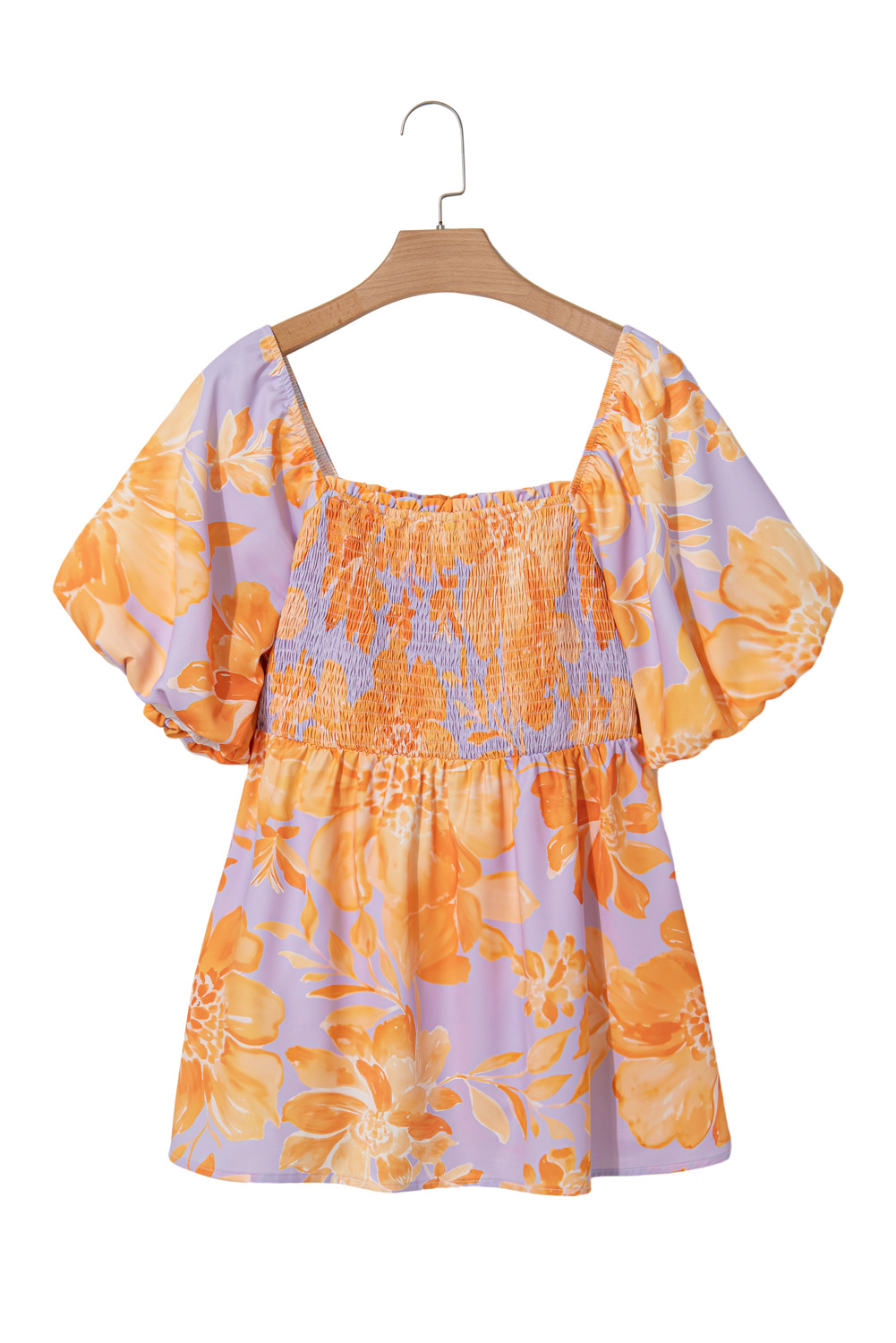 Rose Leopard Print V Neck Plus Size Tee