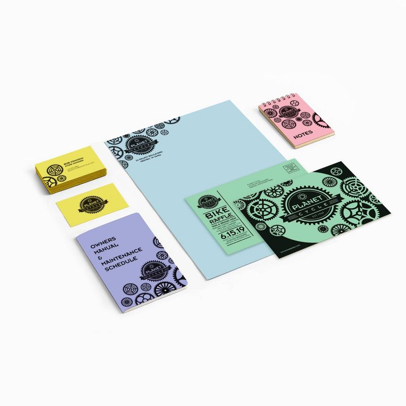 Astrobrights Neenah 8.5" x 11" Pastel Cardstock 65lb 50 Sheets