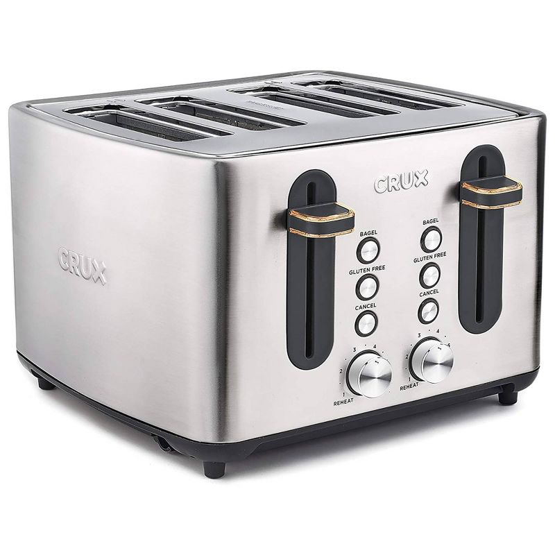 Crux 4 Slice Toaster SS