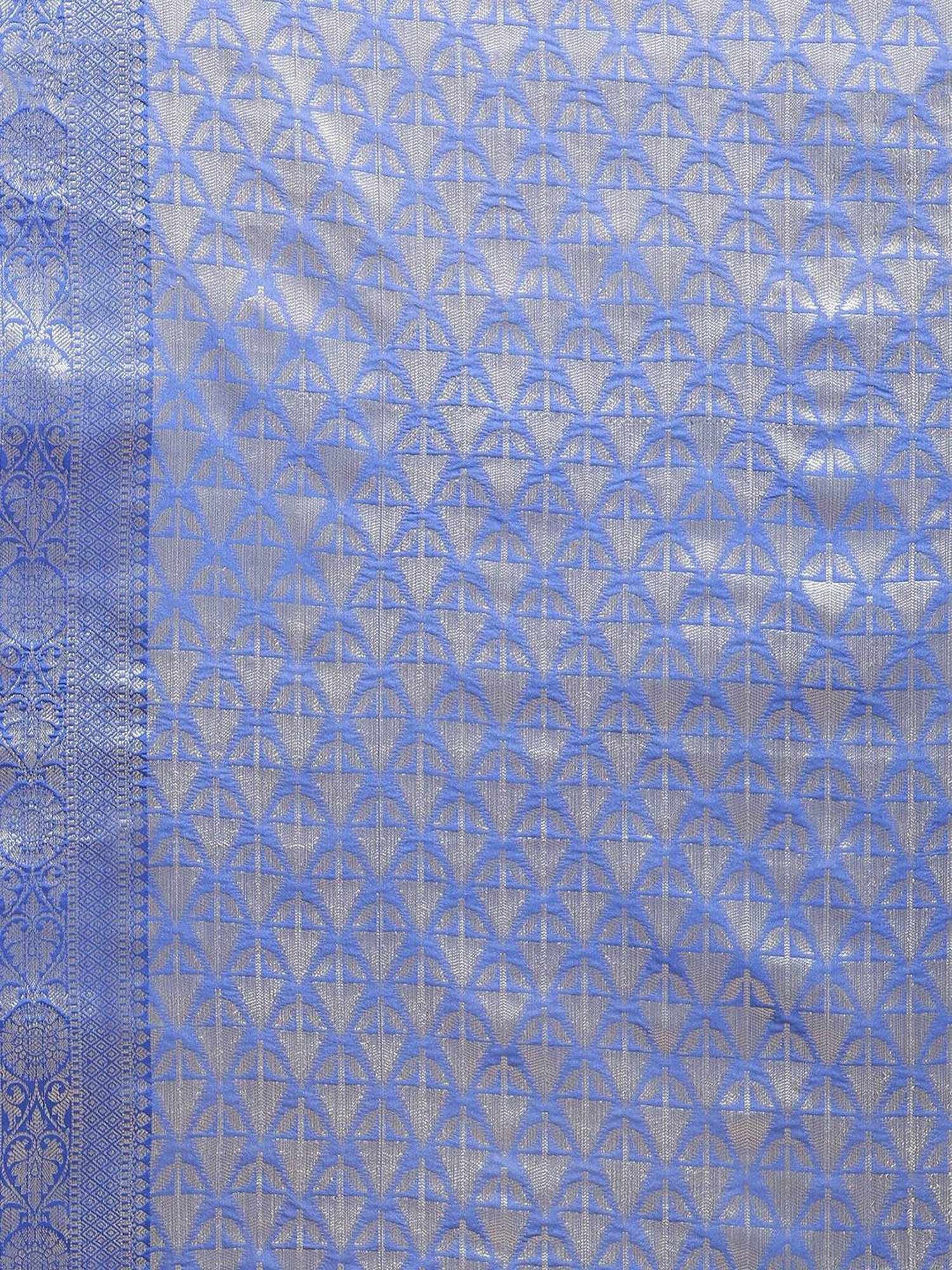 Banarasi Silk Works Gold Woven Saree with Blouse