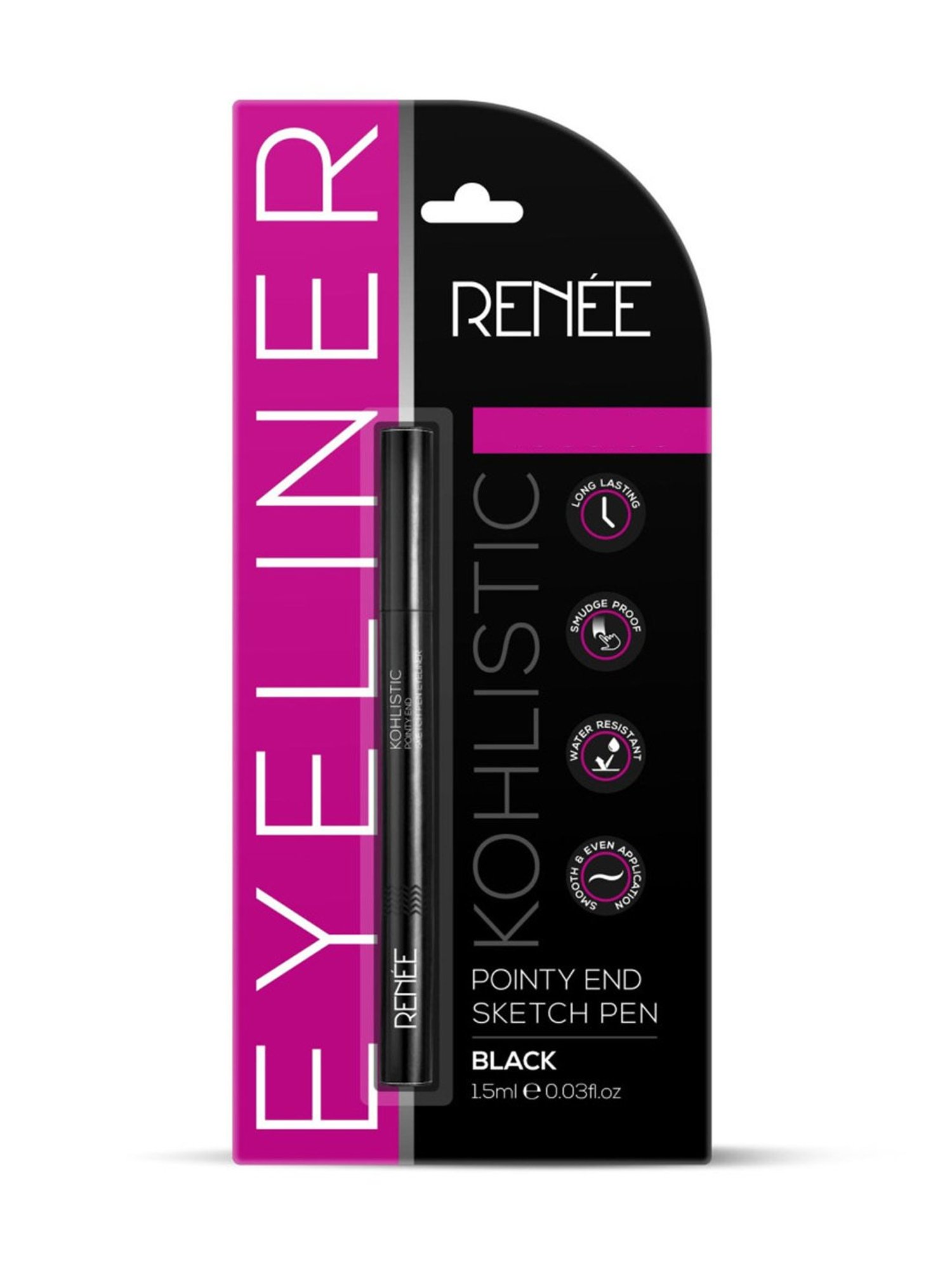 RENEE Kohlistic Pointy End Sketch Pen Eyeliner - 1.5 ml
