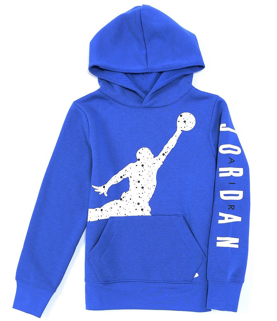 Jordan Big Boys 8-20 Camouflage Essentials Fleece Pullover Hoodie