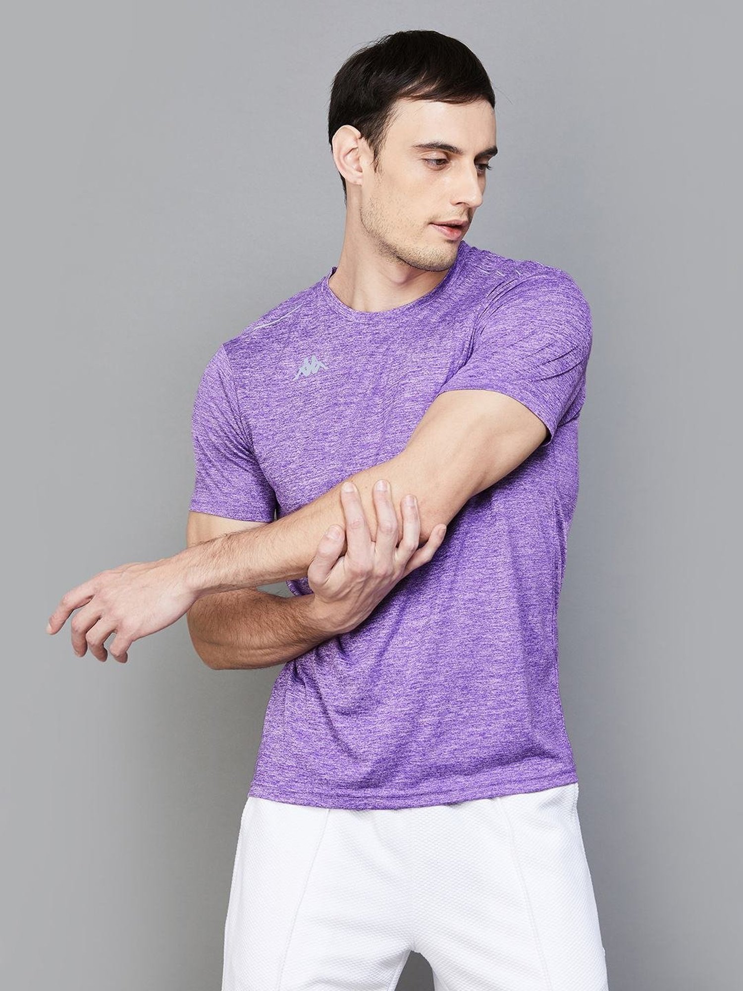 KAPPA Purple Regular Fit Sports T-Shirt