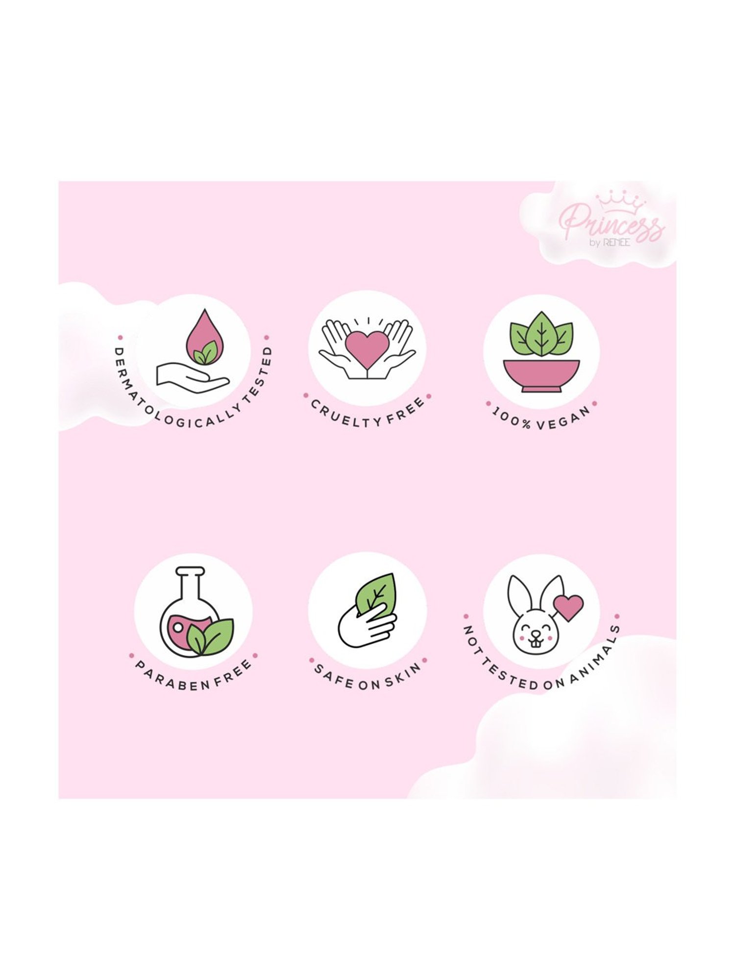 Princess By RENEE Bubbles Nail Paint Pink Puzzle - 5 ml