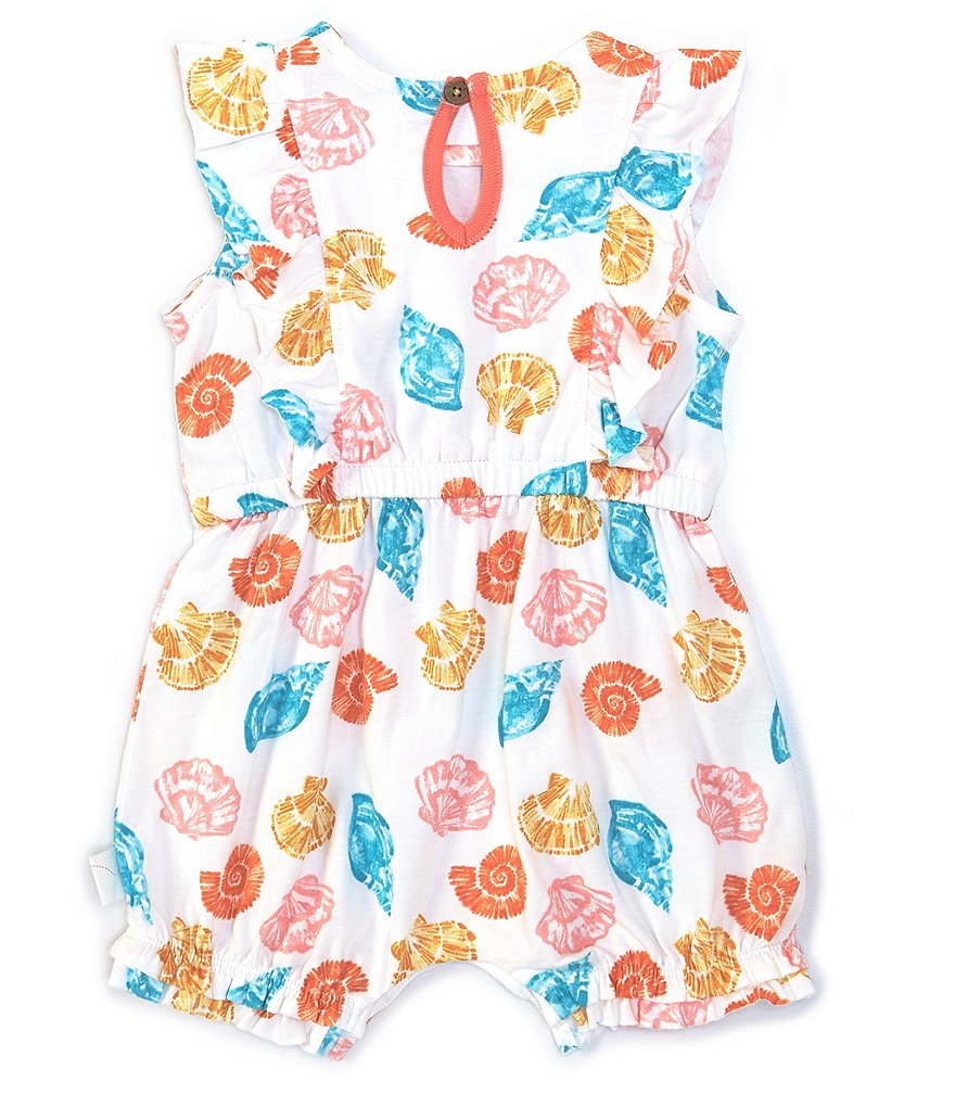 Starting Out Baby Girls Newborn-9 Months Stripe Ruffle Romper