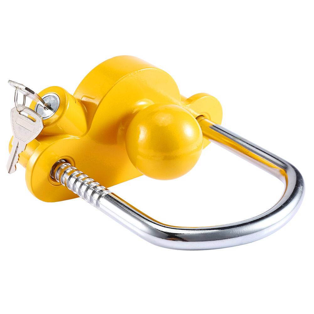 Heavy Duty Universal Coupler Hitch Trailer Lock fits 1-7/8"/2" and 2-5/16" Supe