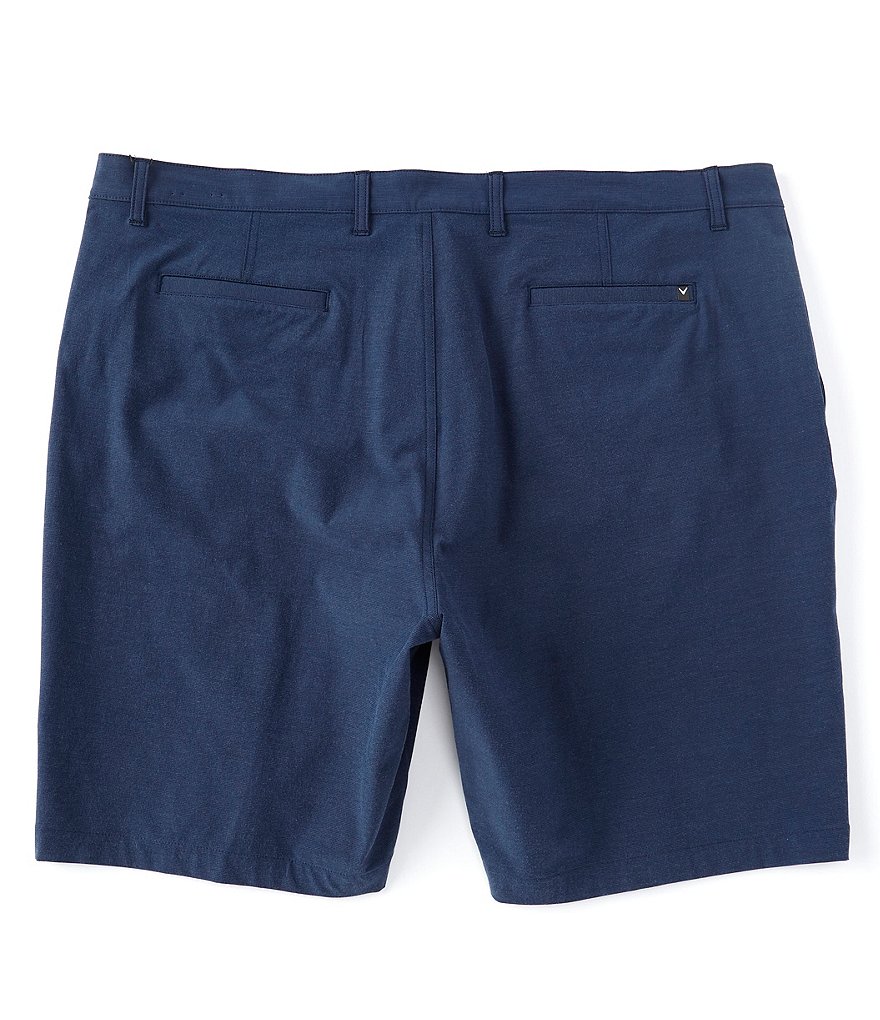 Callaway Big & Tall Textured Performance Stretch 10.5#double; Inseam Shorts