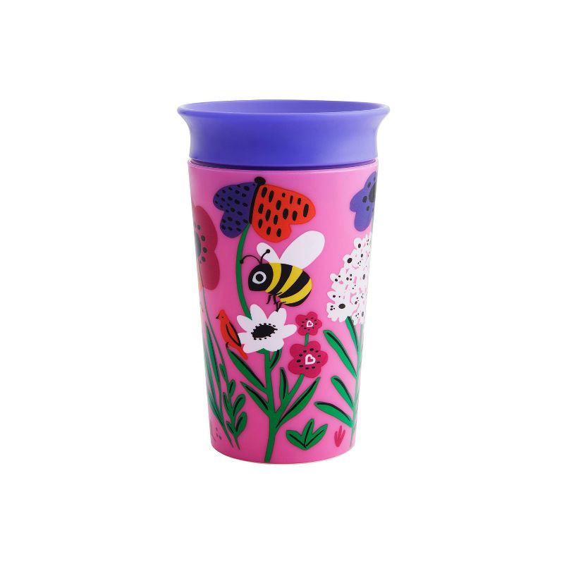 Munchkin Miracle 360° Wild Love Sippy Cup - 2pk - 9oz Total Lemur/Bee