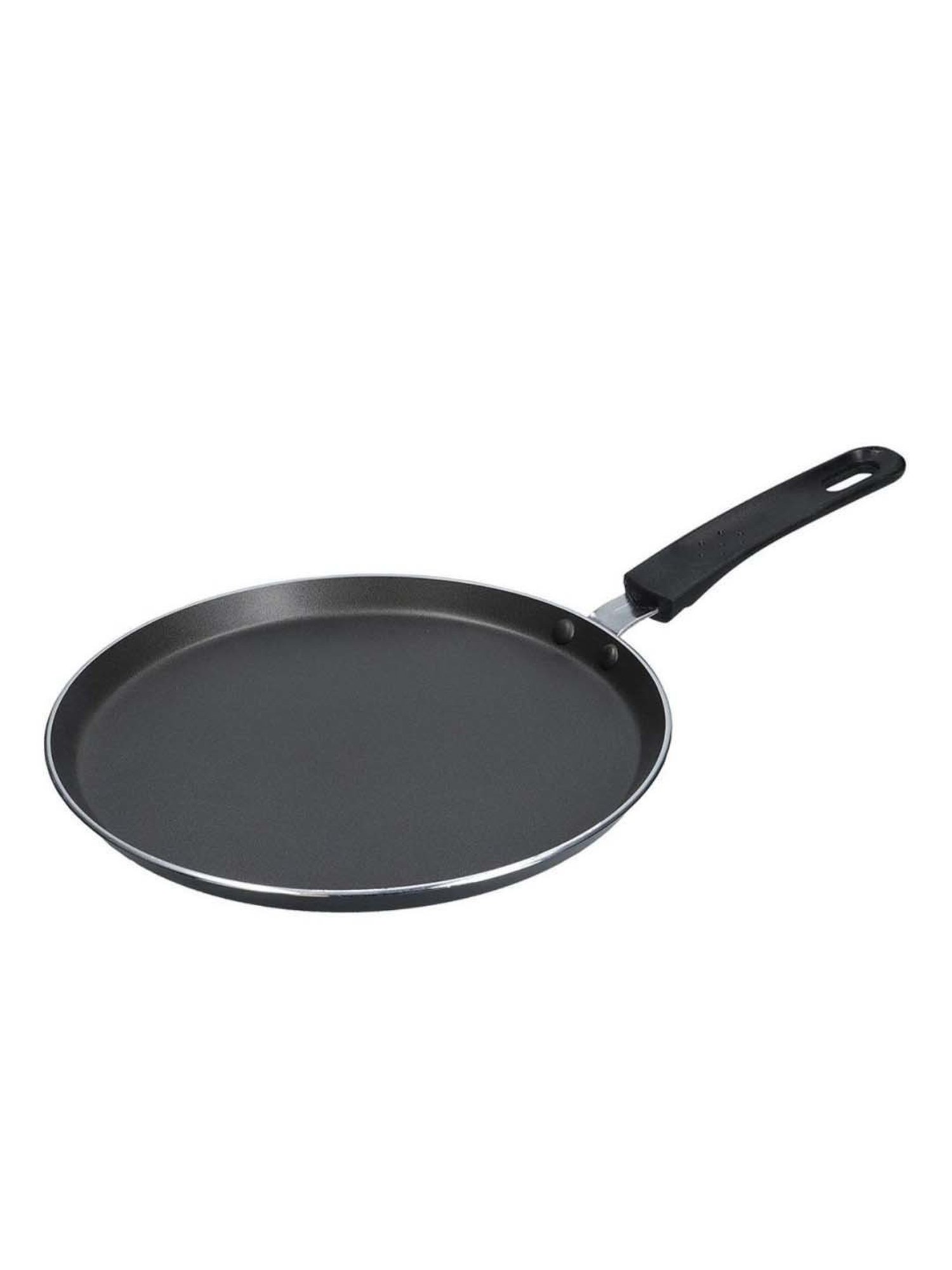 KitchenCraft Black Medium Aluminium Crepe & Pancake Pan - 24 cm