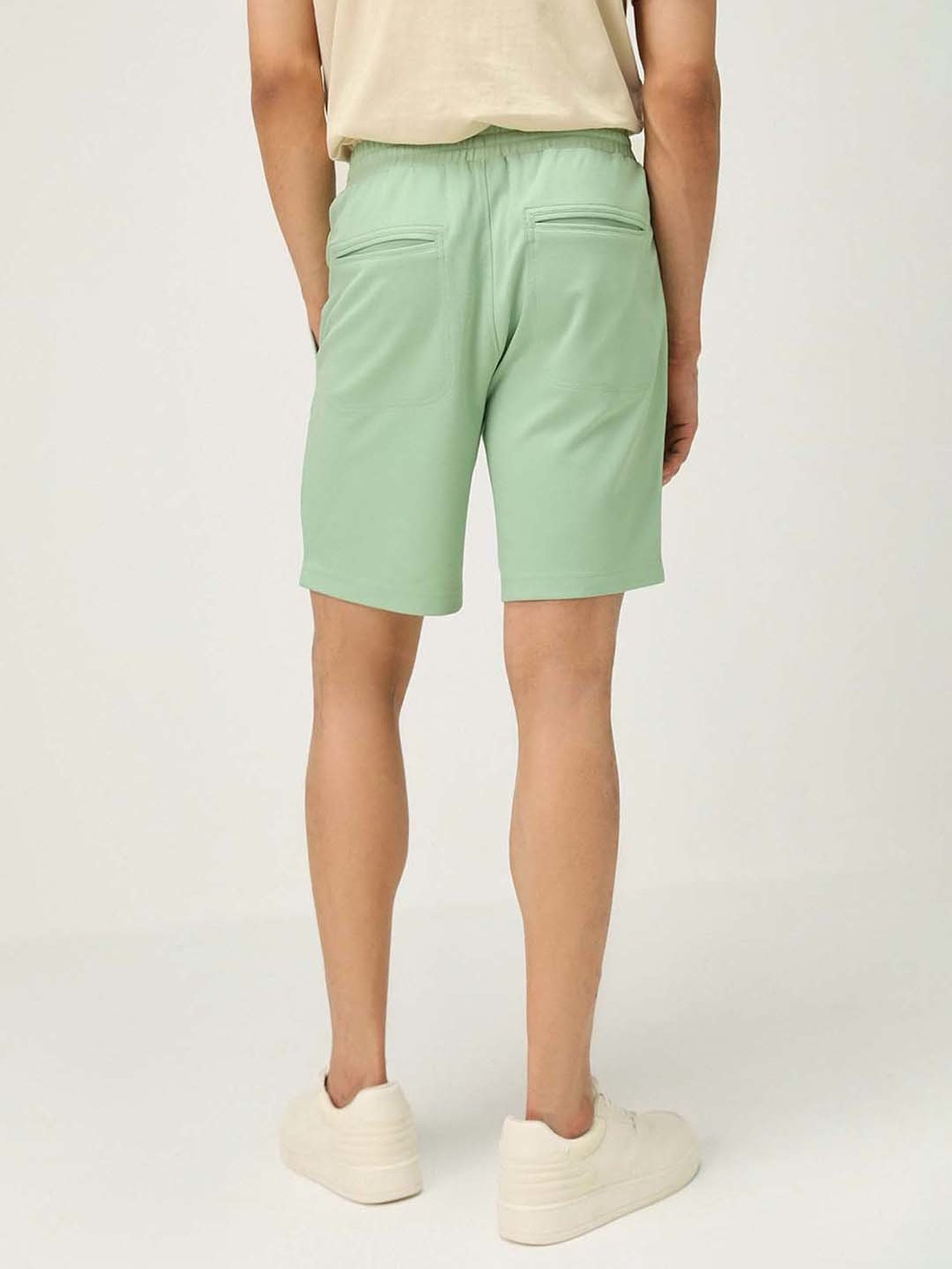 ANDAMEN Mint Green Regular Fit Shorts
