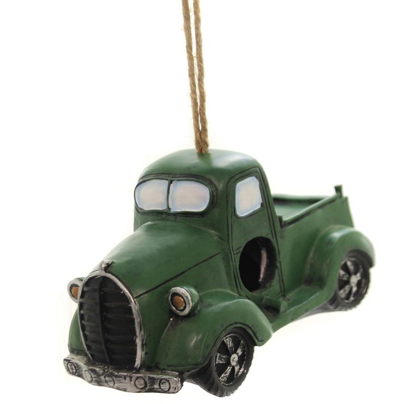 Home & Garden 5.0" Truck Birdhouse Pick-Up Truck Tree Decor Ganz  -  Decorative Figurines