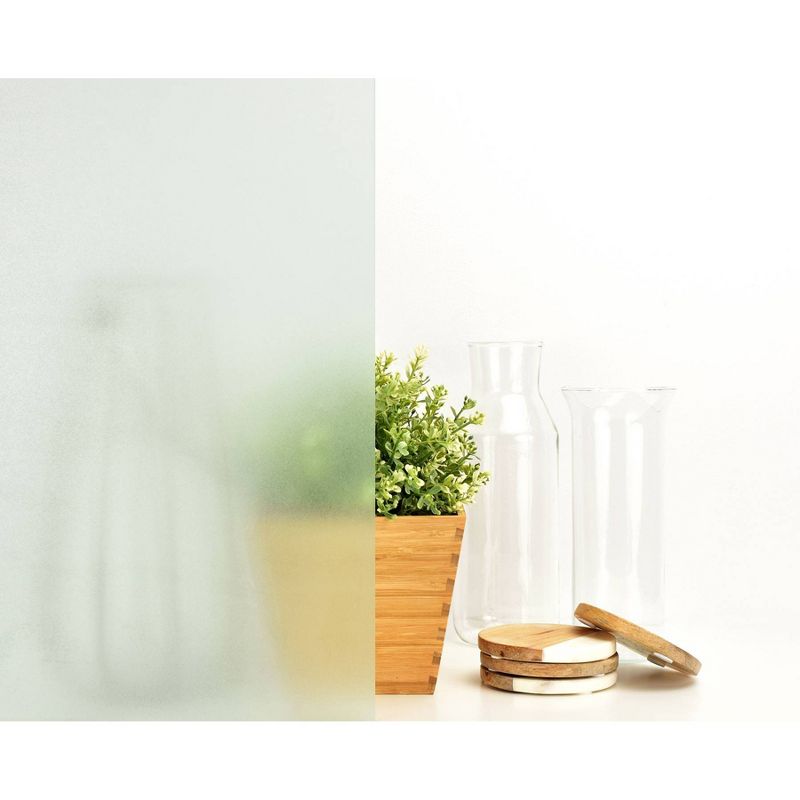 Brewster Sand Door Privacy Film Medium Clear