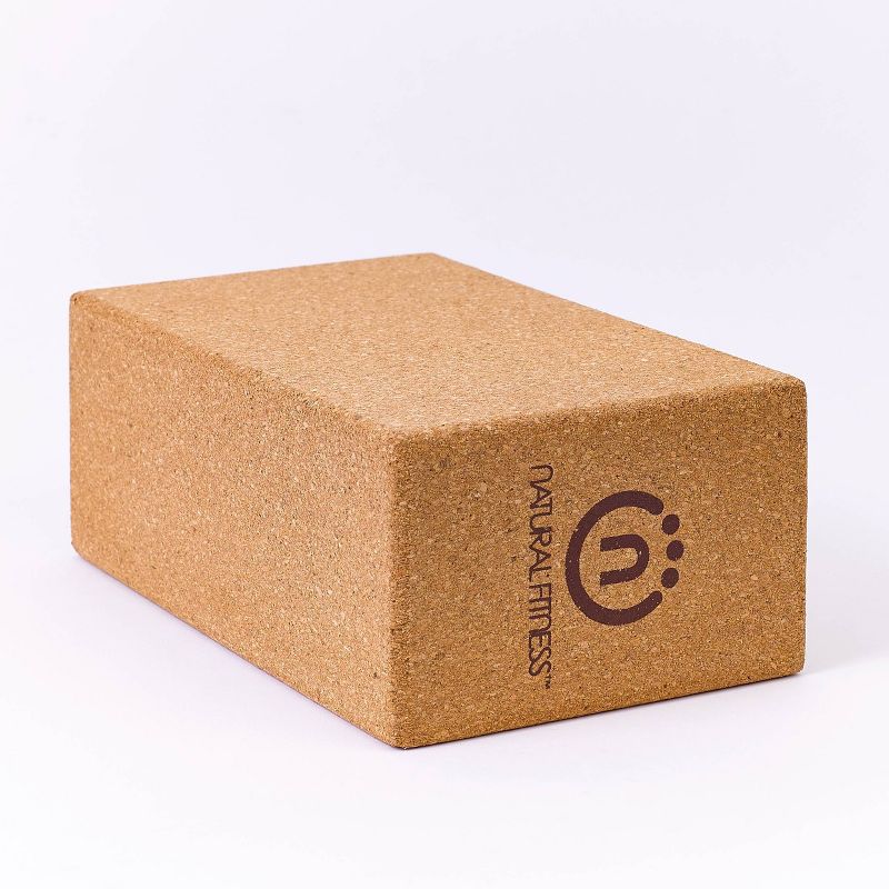 Lifeline Cork Yoga Block - Tan