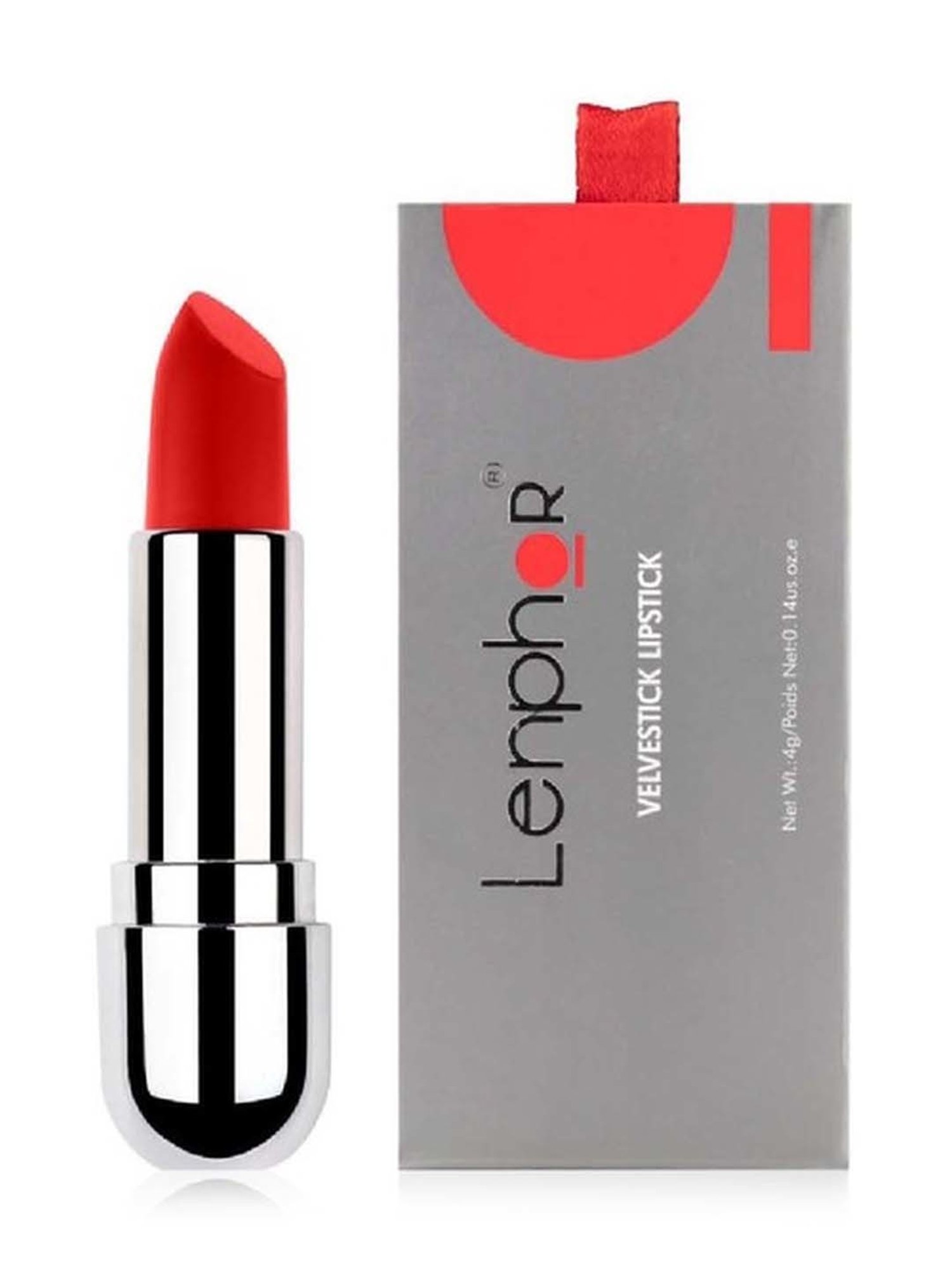 Lenphor Velvestick Lipstick Daring Red 04 - 4 gm