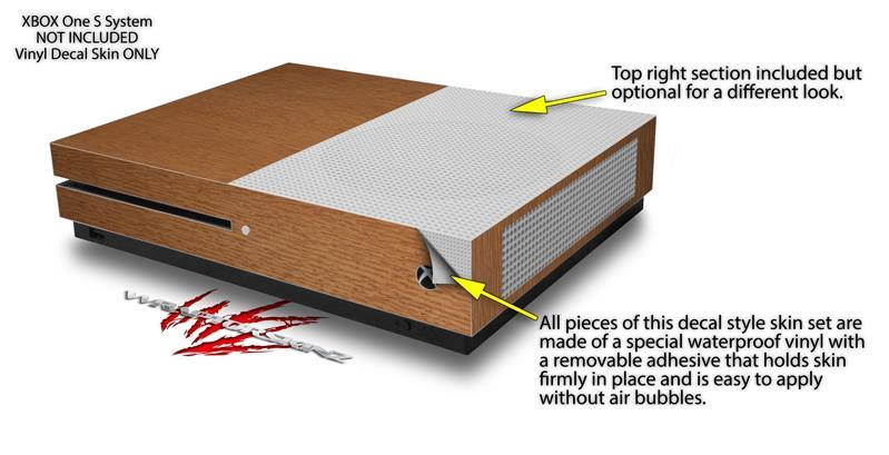 Wood Grain - Oak 02 Skin Bundle Skin fits XBOX One S System