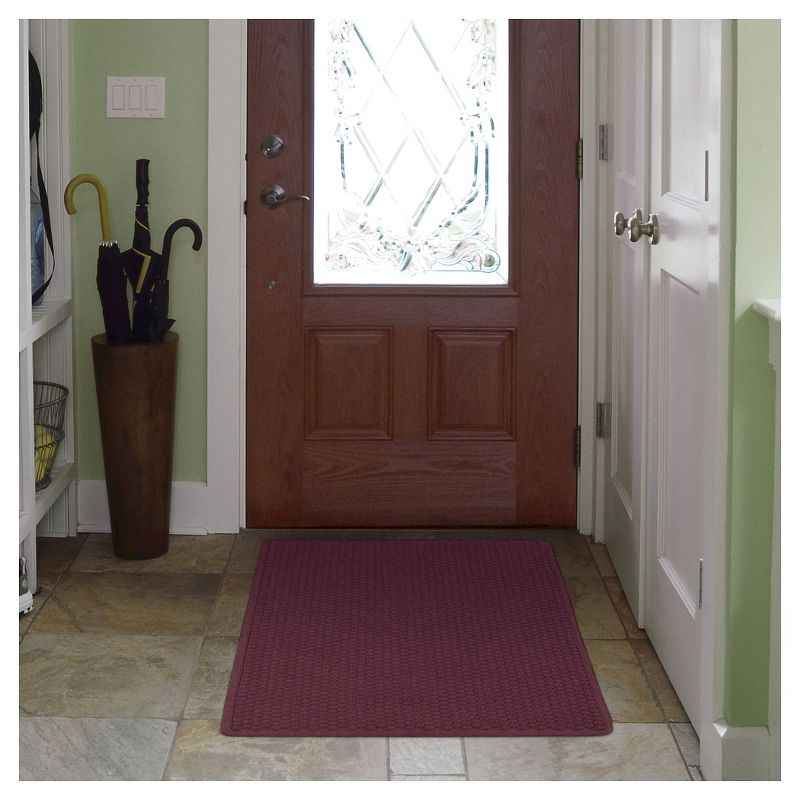 Burgundy Solid Doormat - (3'X5') - HomeTrax