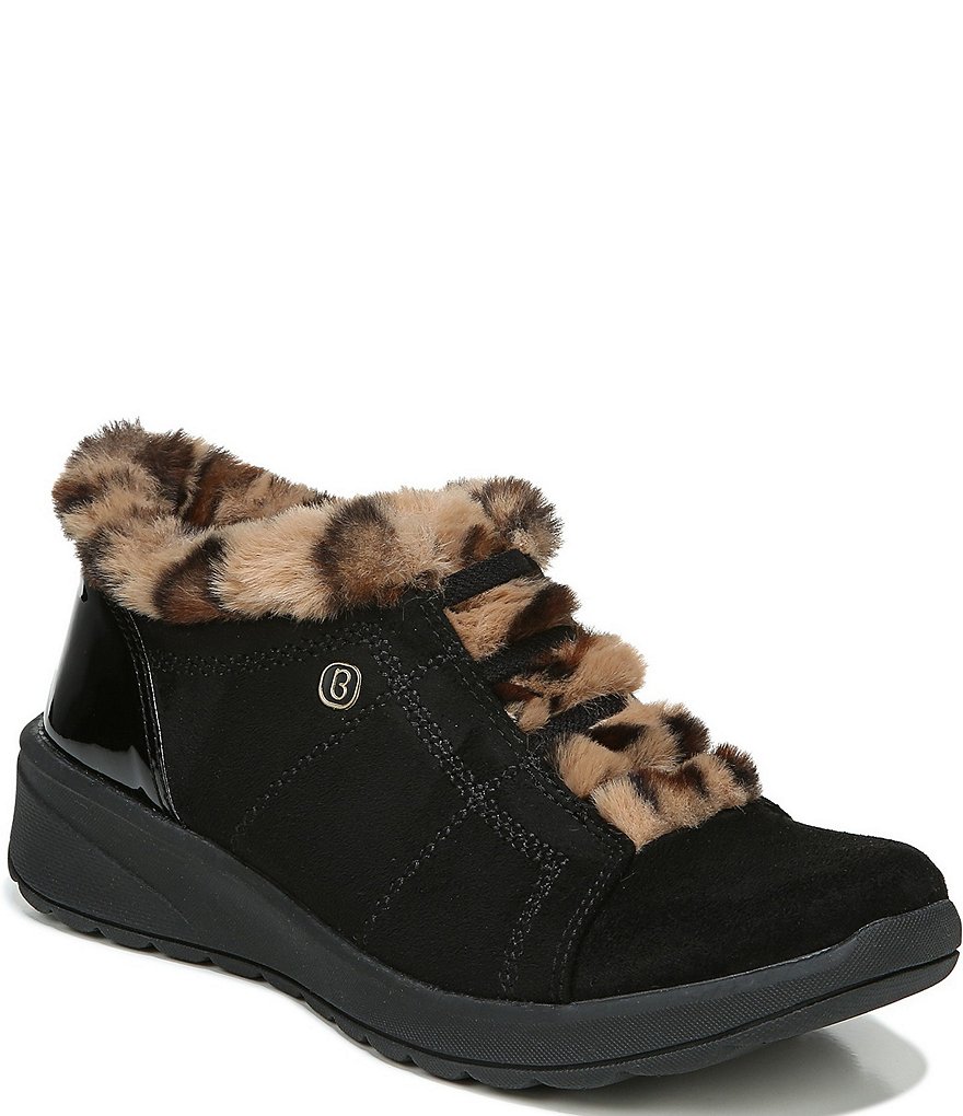 Bzees Premium Golden Faux Fur Lined Washable Ankle Booties