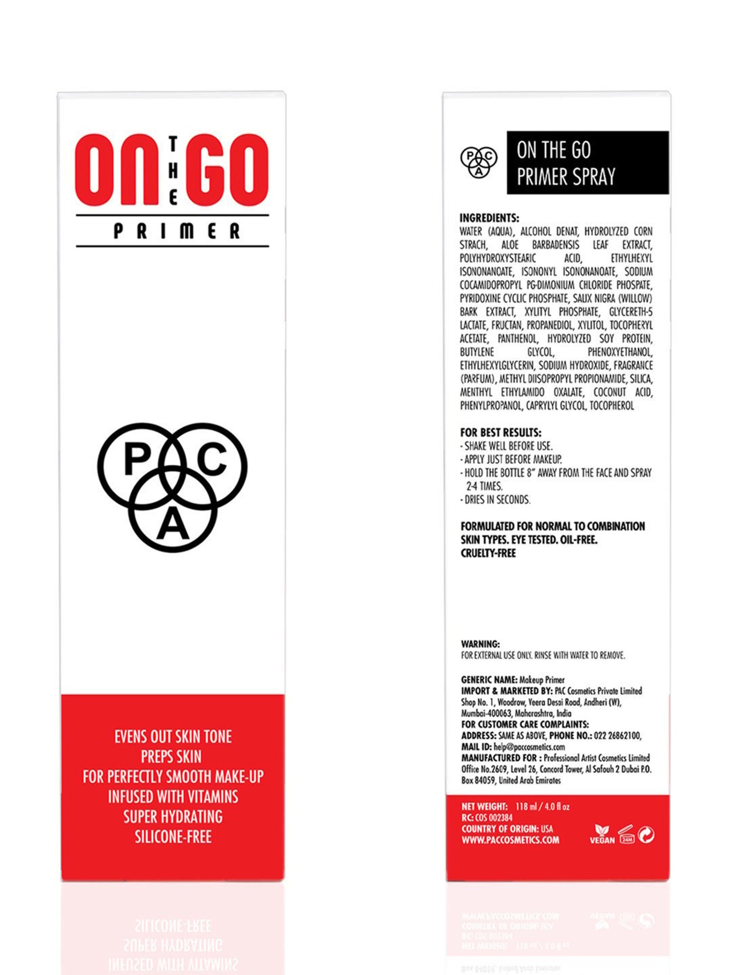 PAC On The Go Primer - 118 ml