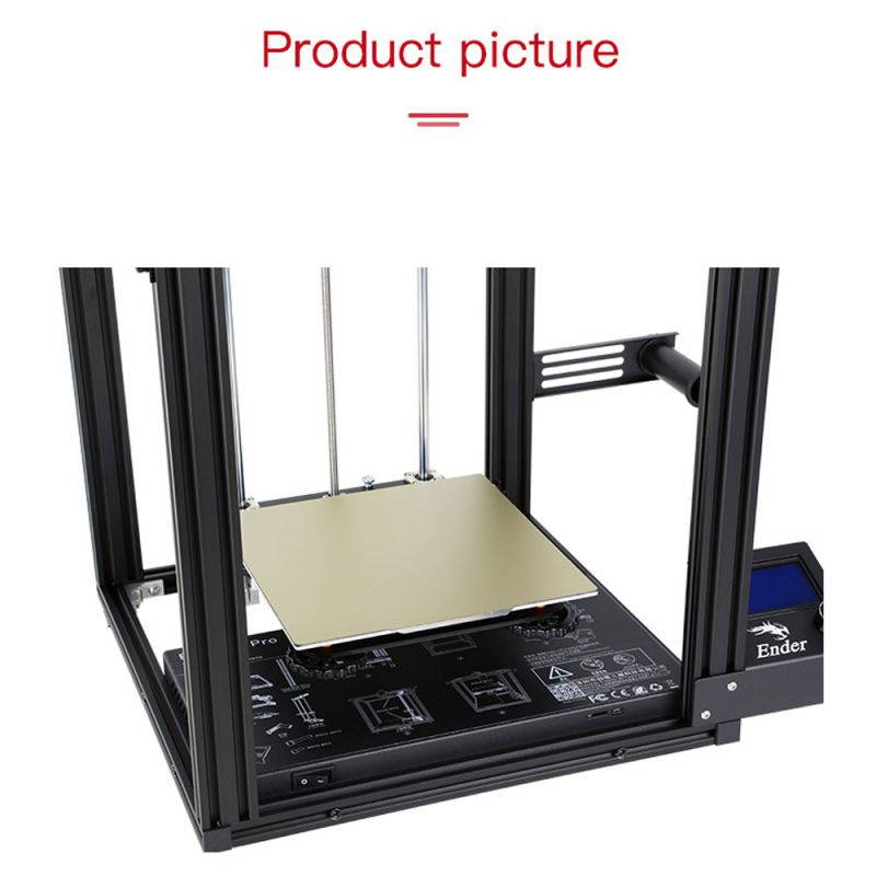 Creality 3D Printer Hotbed Accessories PEI Magnetic Build Plate Heat Resistant 235*235mm / 9.3*9.3in Comaptible with Ender-3/Ender-3 Pro/Ender-3S/Ender-5 3D Printer