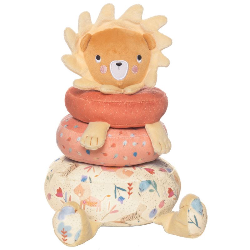 Manhattan Toy Safari Lion Plush Baby Stacking Toy
