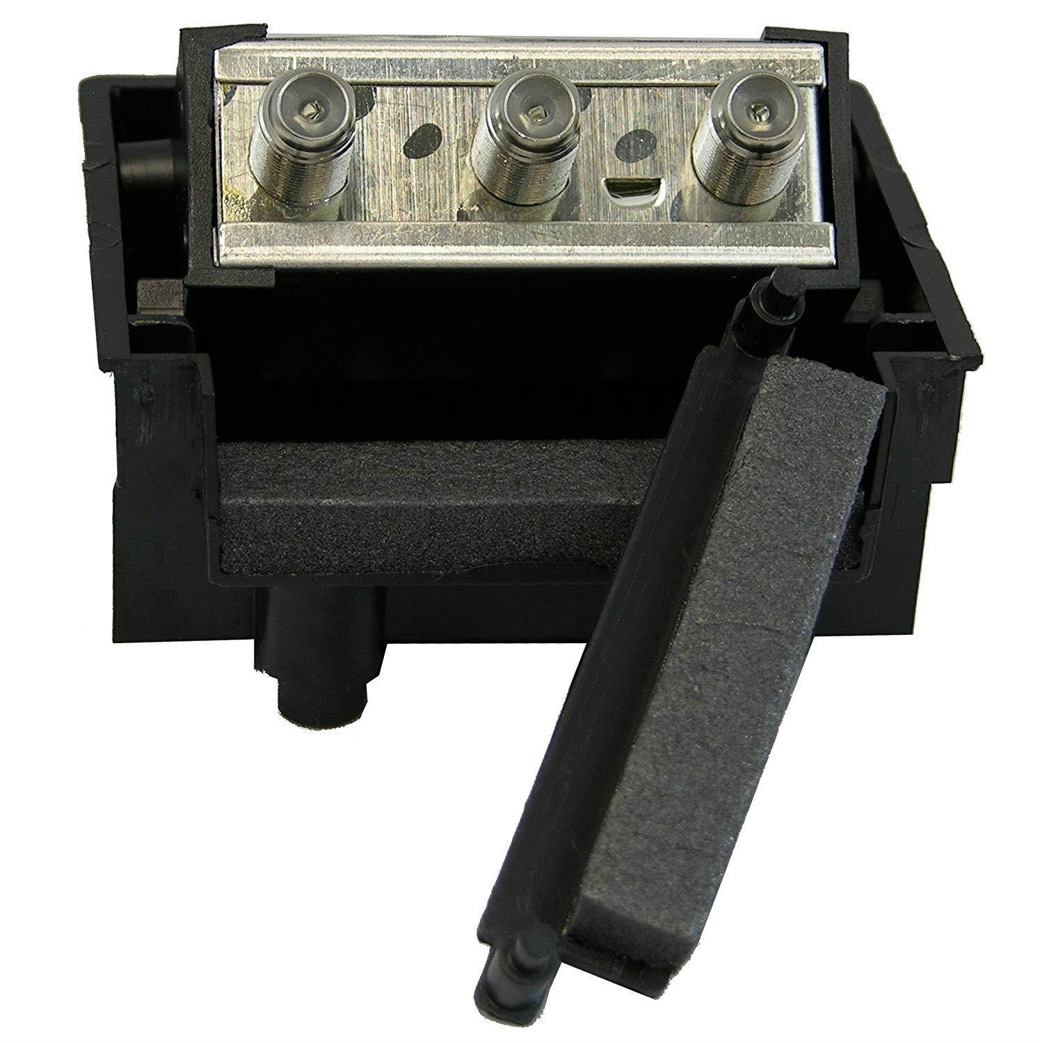 Weatherproof MATV Antenna Combiner/Joiner/Separator, Combines FULL BAND UHF/VHF Antennas